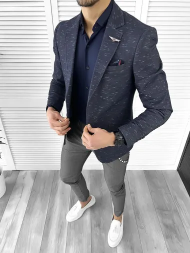 Sacou barbati slim fit 10264 P18-4.1